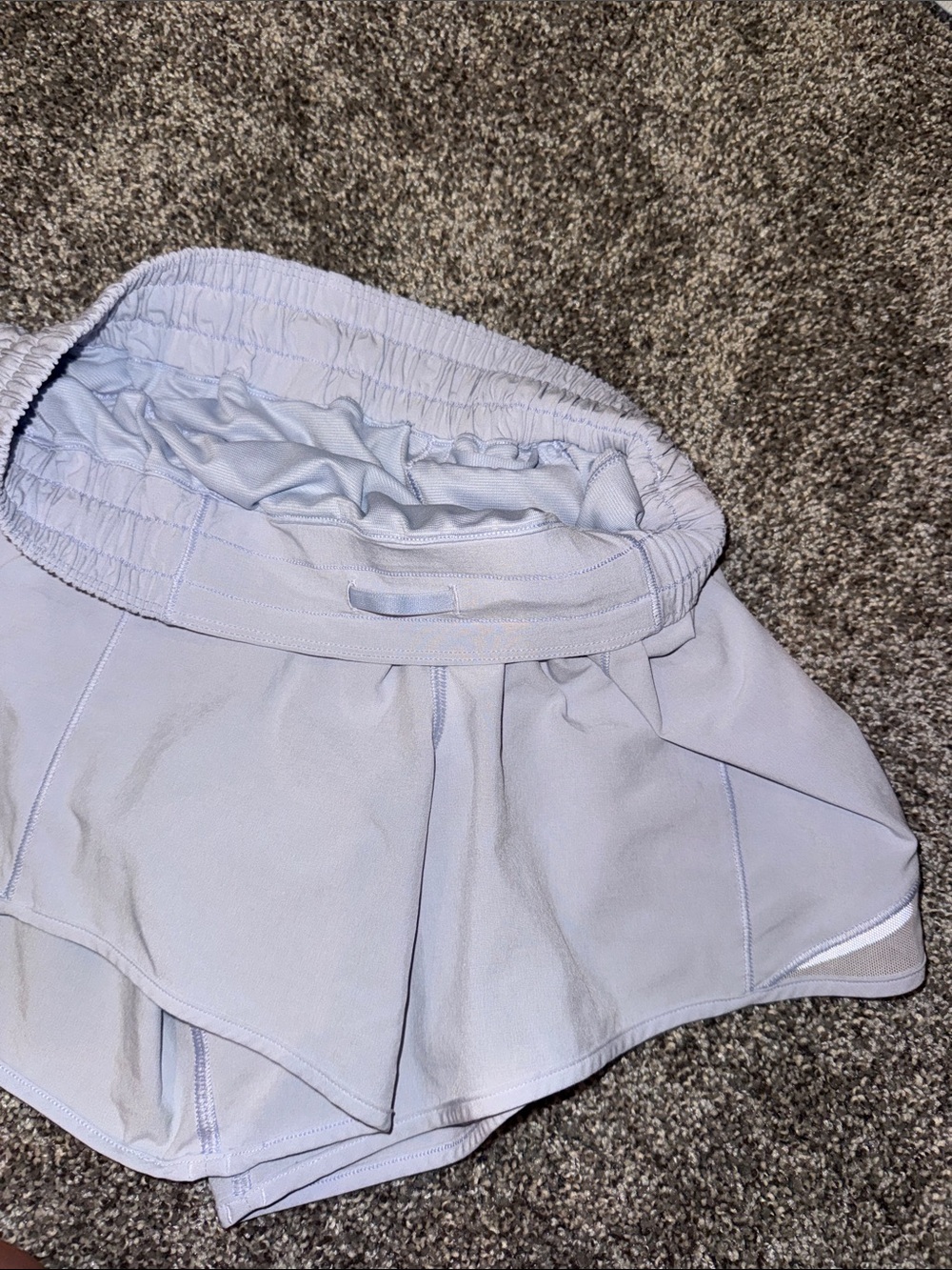 lululemon athletica Light blue Women's Athletic Shorts - Picture 3 of 4